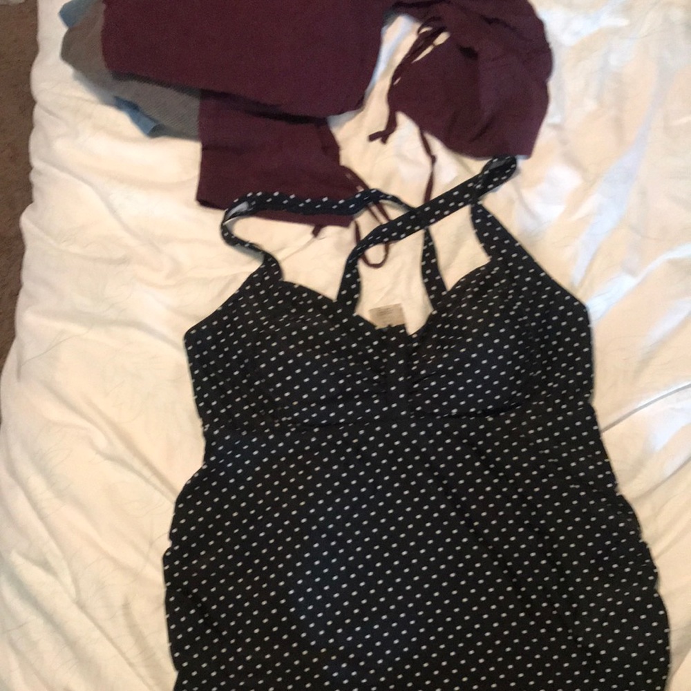 Maternity halter top swimsuit